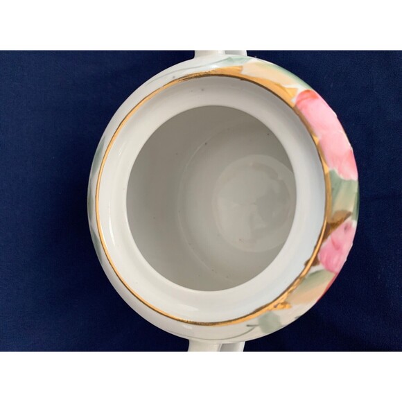 Vintage Noritake 19322 Azalea 3" Inch Sugar Bowl and Lid Hand Painted - Picture 2 of 8